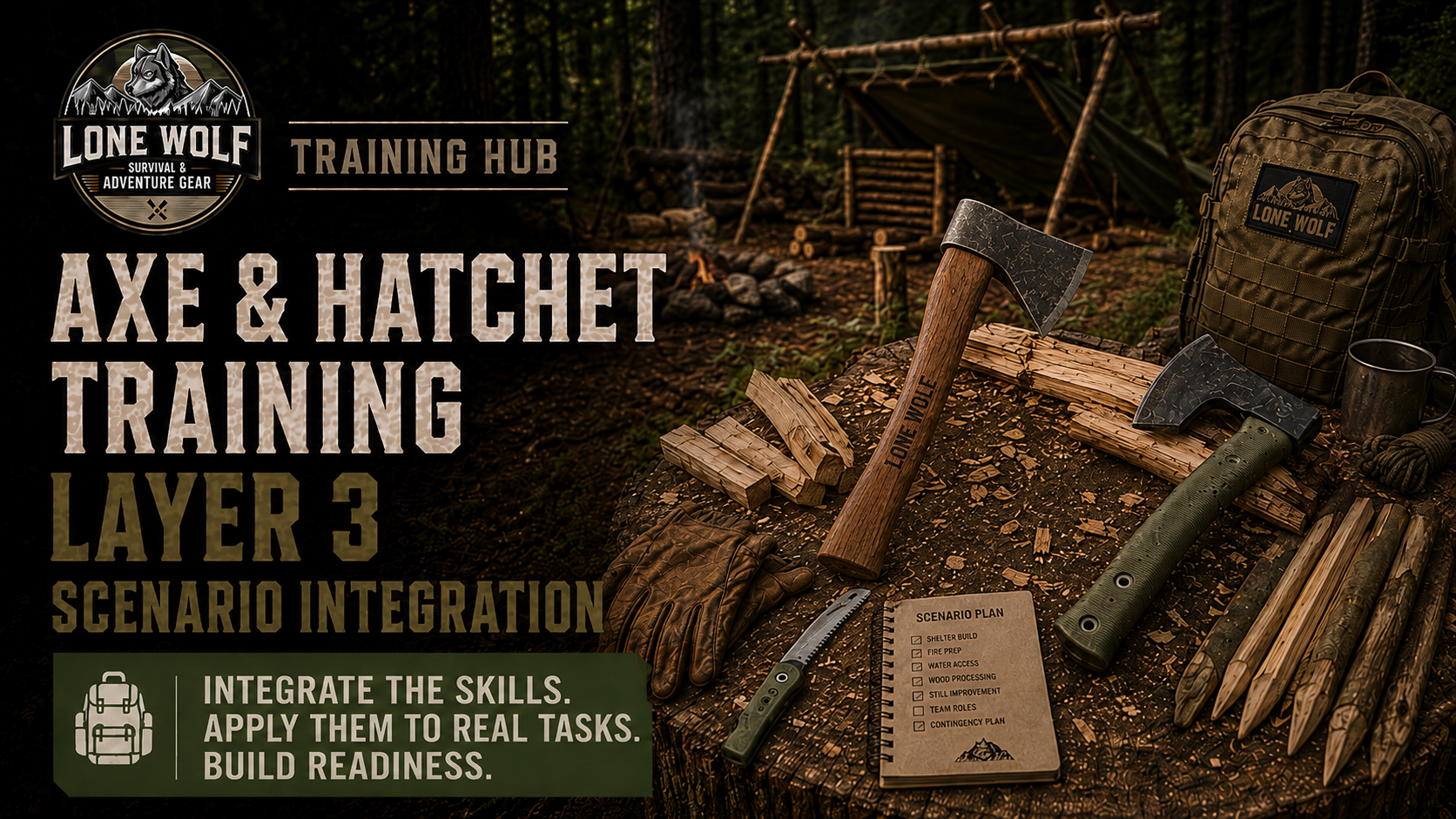 Axe and Hatchet Training Layer 3 Scenario Integration