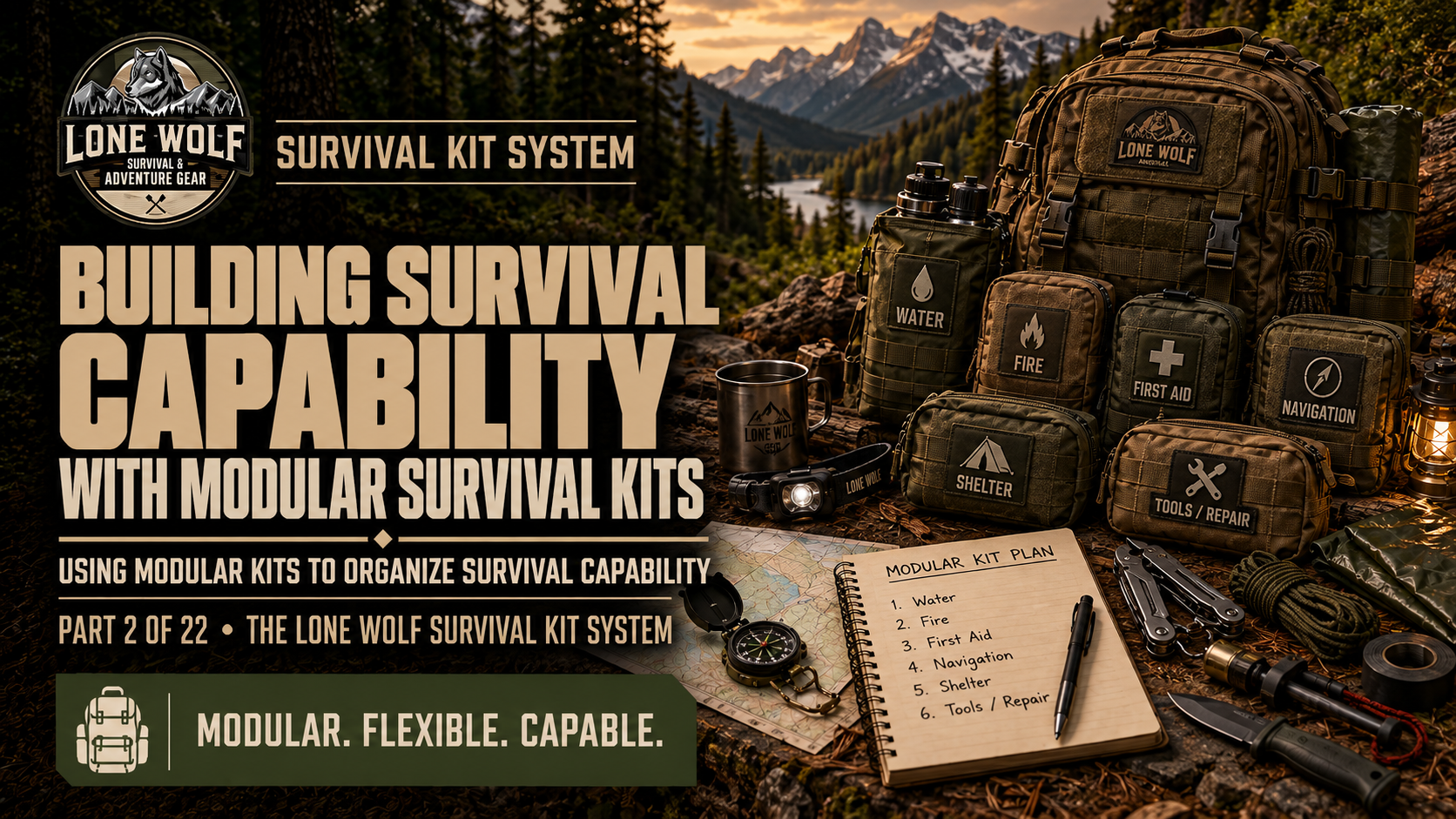 Building Survival Capability with Modular Survival Kits